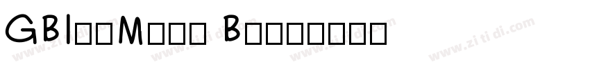 GBInnMing Bold字体转换